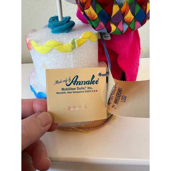 Vintage Annalee Doll Society Logo Kid 15th Anniversary Doll 1998-1999 - Picture 2 of 9